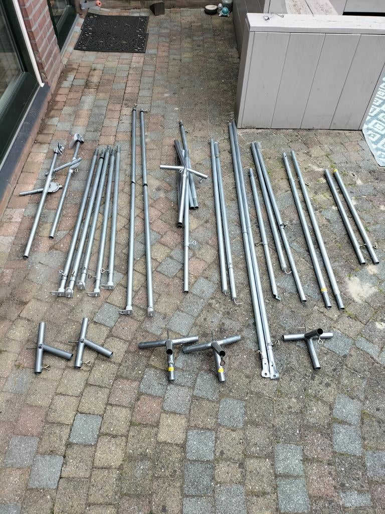 Isabella Penta tentstokken Staal /Inox maat G16, Caravans en Kamperen, Tenten, Ophalen