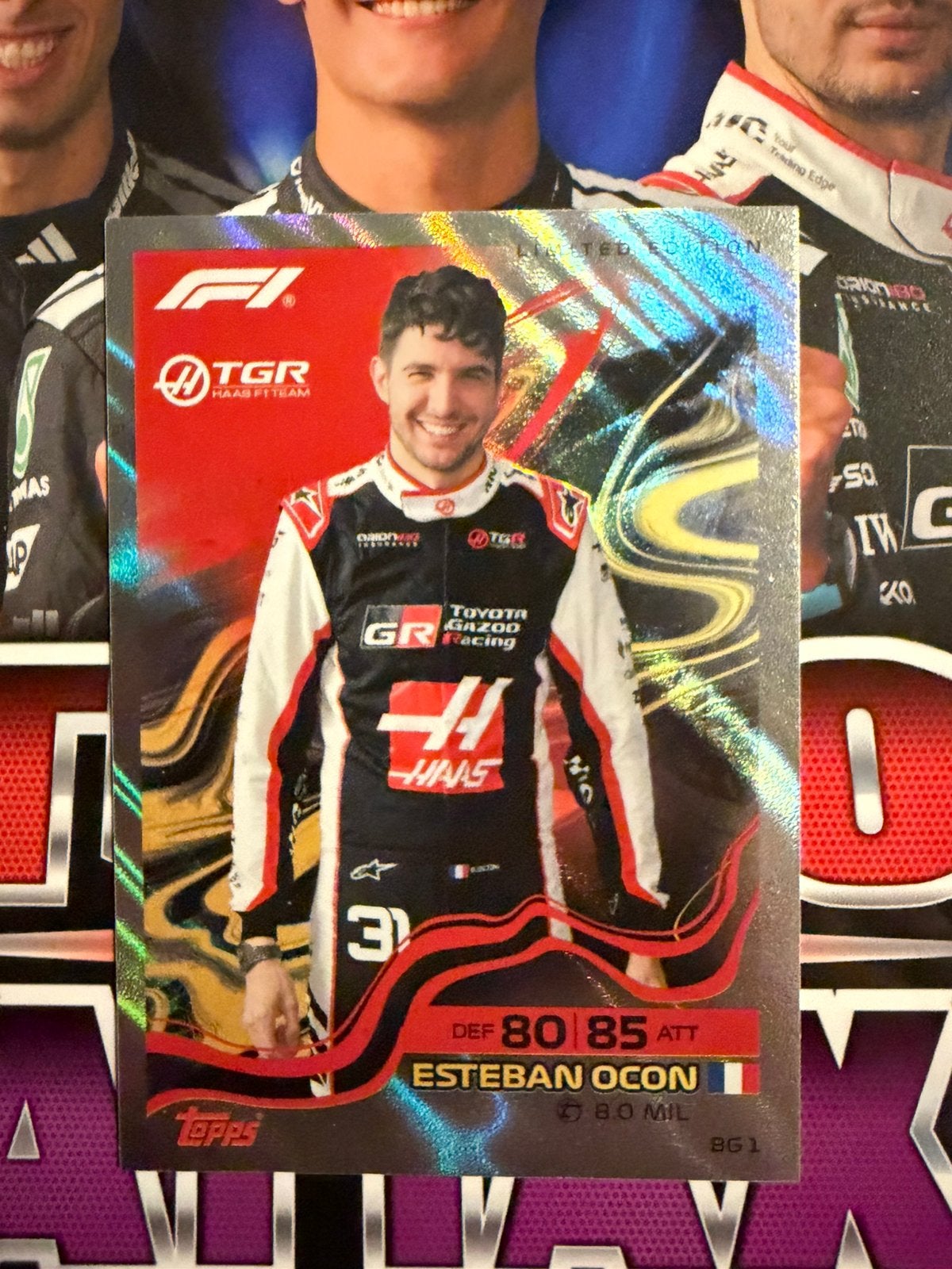Topps F1 2026 BG1 Ocon, Ophalen of Verzenden, Zo goed als nieuw, Formule 1