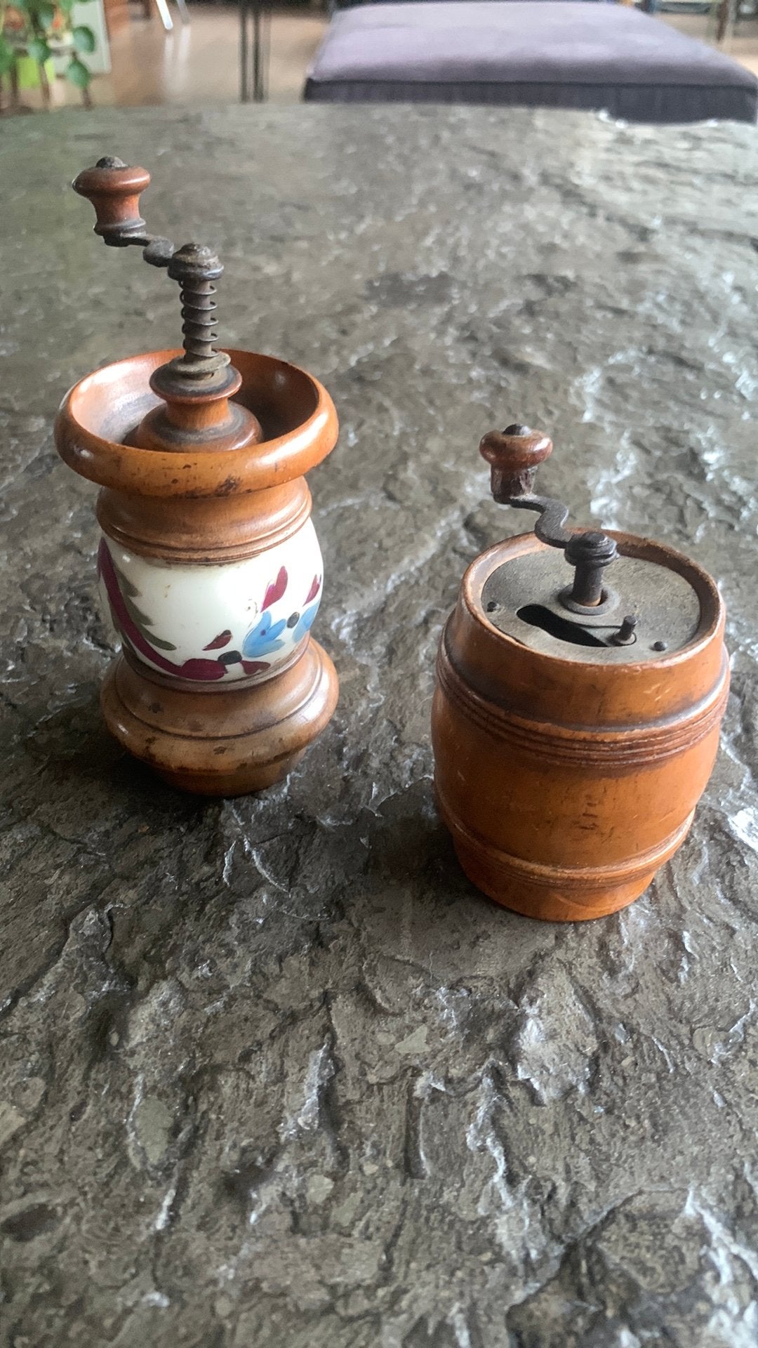 2 Peper molens  antiek molen hout, Ophalen of Verzenden, Zo goed als nieuw