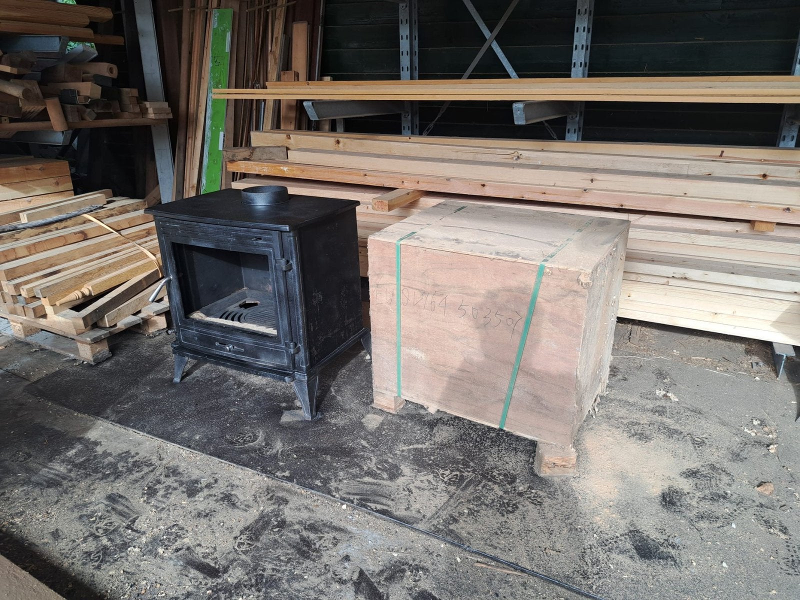 2 hout cv kachels, Ophalen
