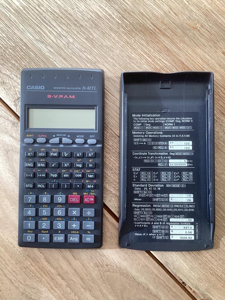 Casio Scientific calculator - rekenmachine - FX 82TL -, Ophalen of Verzenden, Gebruikt