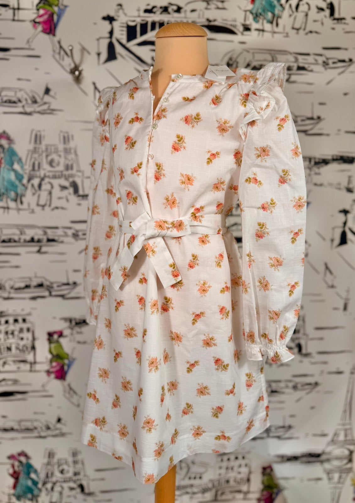 Bonpoint floral jurk maat 10 NIEUW (195 euro), Customercare@bonpoint.com, Bonpoint EU, Nieuw, Jurk of Rok