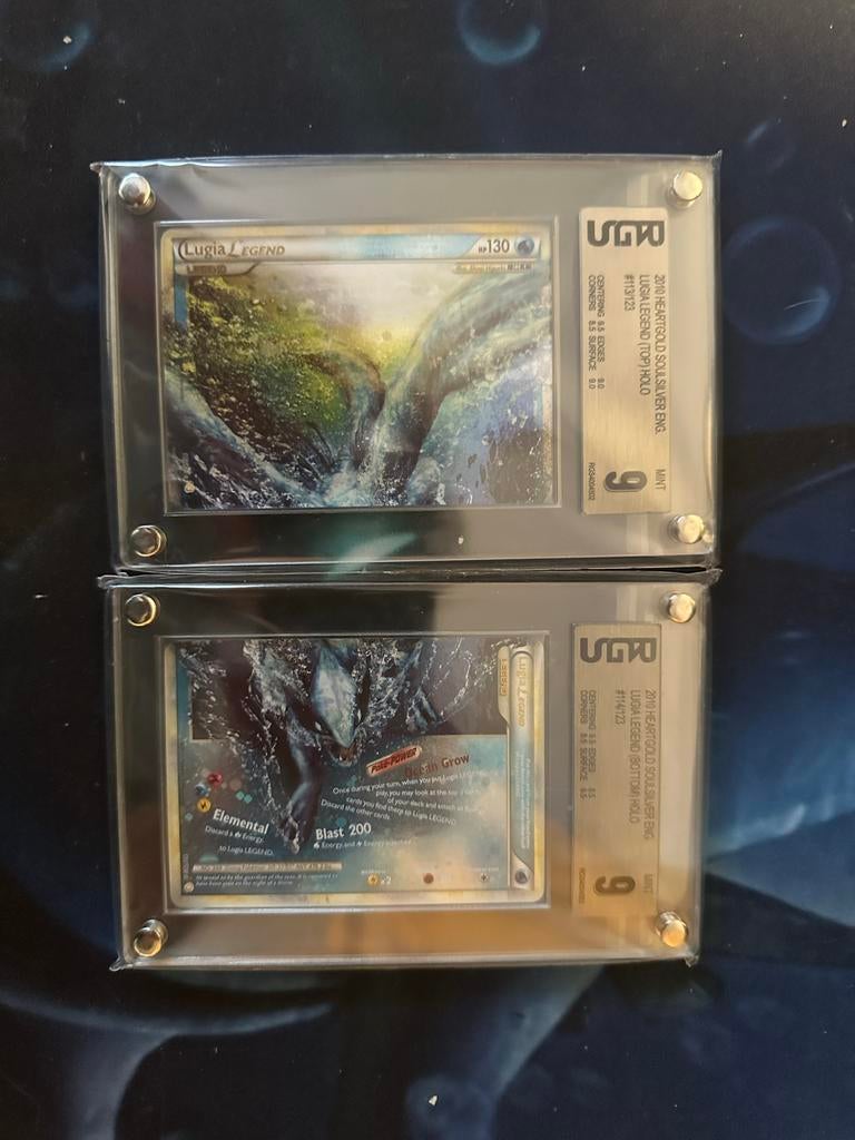 Lugia LEGEND RGS 9 Graded Pokémon Kaart (Sequential), Ophalen of Verzenden, Zo goed als nieuw, Meerdere kaarten