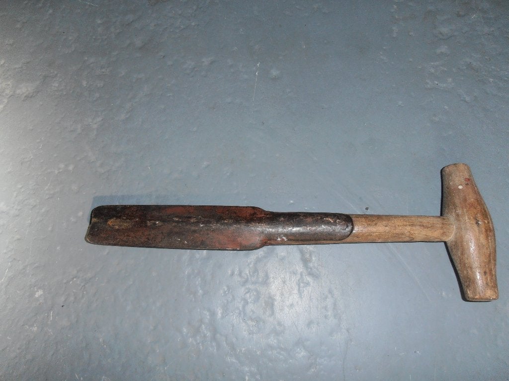 Vintage handgereedschap met houten handvat, Antiek en Kunst, Antiek | Gereedschap en Instrumenten, Ophalen of Verzenden