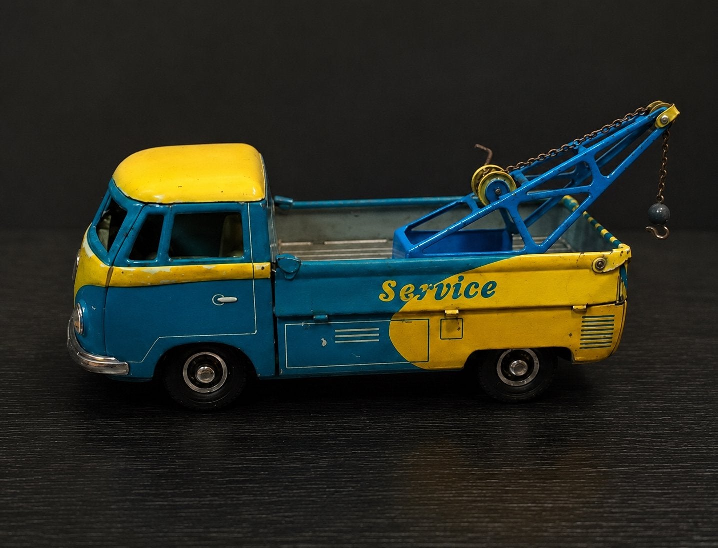 Volkswagen Tippco TCO-020 T1“Service” Abschleppwagen met OVP, Antiek en Kunst, Antiek | Speelgoed, Ophalen of Verzenden