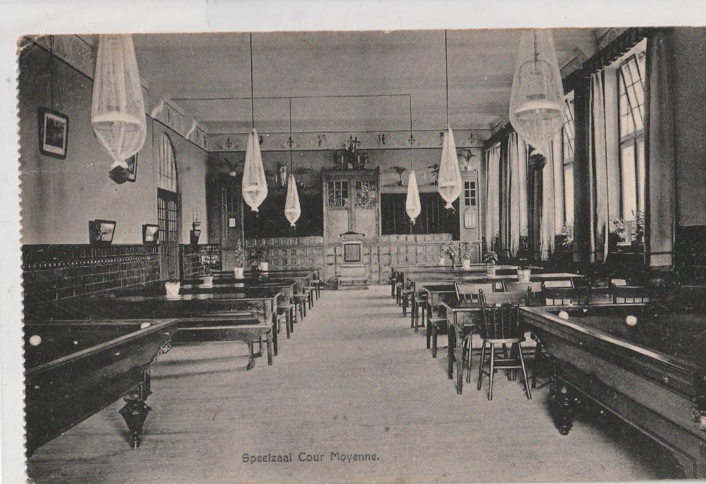 St. Michielsgestel  internaat Ruwenberg biljartzaal 1914 685, Verzenden, Voor 1920, Gelopen, Noord-Brabant