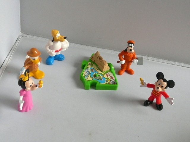McDonalds 1997 # Disneyland Parijs 5 jaar (diverse items), Ophalen of Verzenden, Mickey Mouse, Zo goed als nieuw, Beeldje of Figuurtje