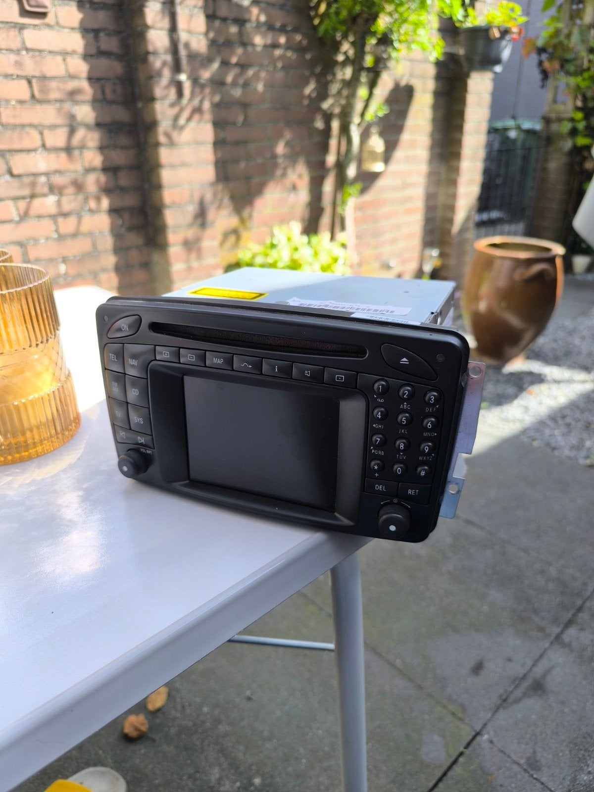 MB. COM. 2.0 autoradio W203 / S203 – werkend/scherm deffect, Auto diversen, Autoradio's, Gebruikt, Onbekend, Ophalen of Verzenden