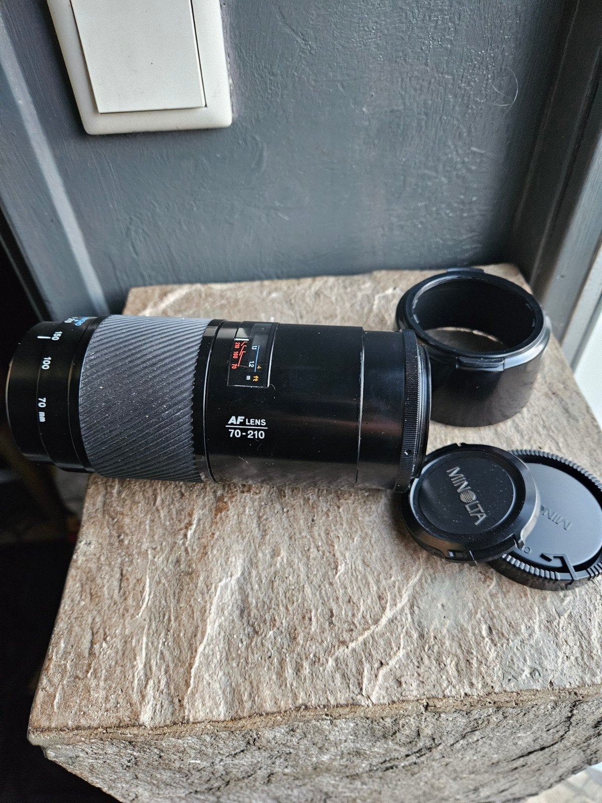 Zgan Minolta AF Zoom 70-210mm f/4 (Beercan) lens, Zo goed als nieuw, Zoom, Telelens, Ophalen of Verzenden