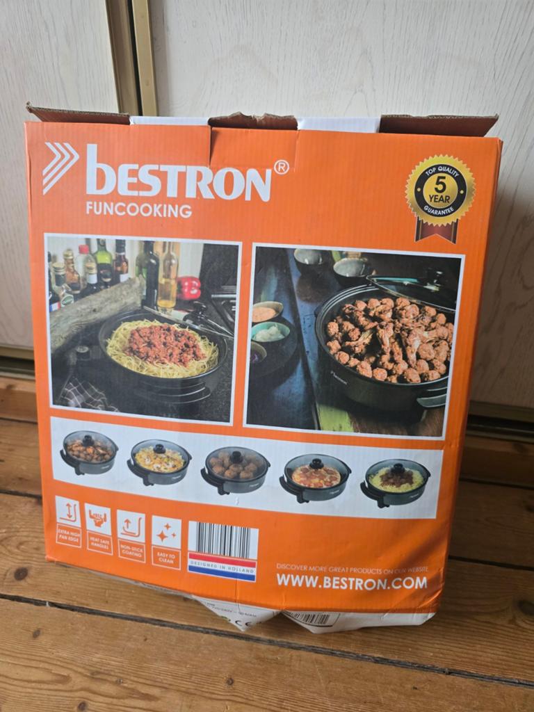 Bestron Fun Cooking Pan - Nieuw in doos, Ophalen, Nieuw