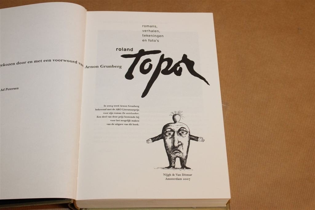 Roland Topor — Romans Verhalen & Tekeningen Compleet met CD, Ophalen of Verzenden, Gelezen