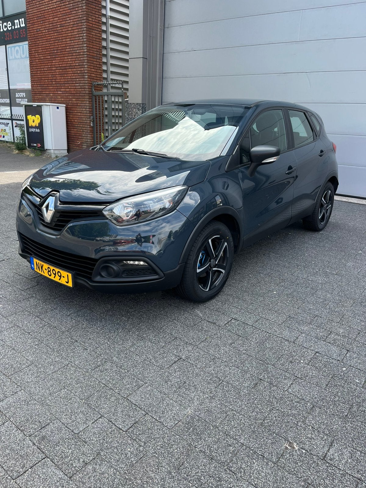 Te koop: Renault Captur 0.9 TCe – 2014 – topconditie, Auto's, Stof, Start-stop-systeem, Blauw, 49 €/maand