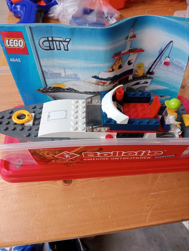 LEGO City 4642 Vissersboot met instructieboekje, Kinderen en Baby's, Speelgoed | Duplo en Lego, Ophalen of Verzenden