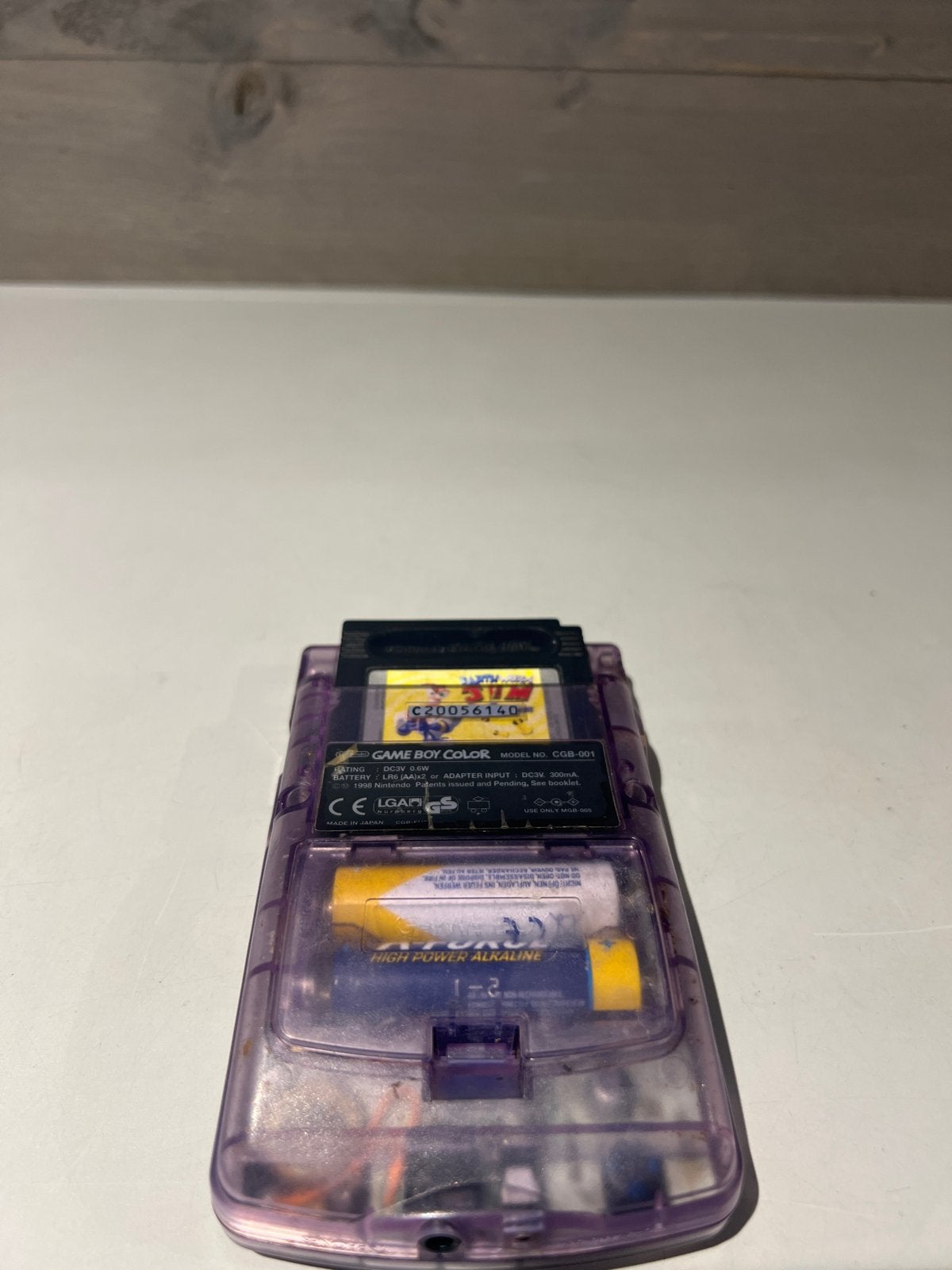 Game Boy Color met Earthworm Jim 3D, Spelcomputers en Games, N, Ophalen of Verzenden, Zo goed als nieuw, N