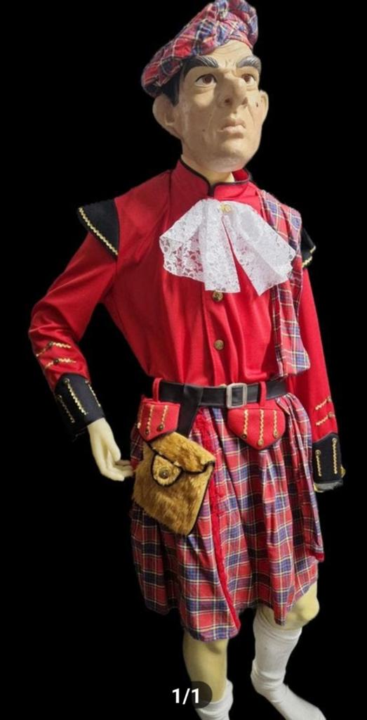 Schots kostuum maat 58, Kleding | Heren, Carnaval, Maat 56/58 (XL), Ophalen of Verzenden, Zo goed als nieuw