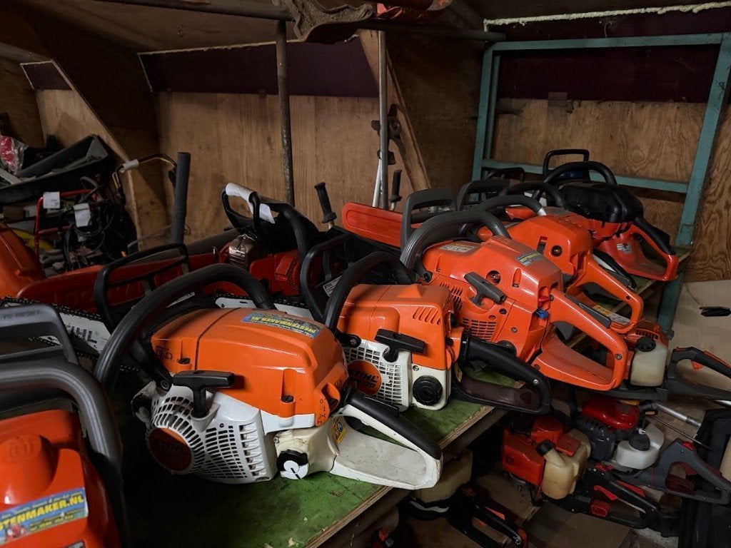 gebruikte kettingzaag  kettingzagen husqvarna stihl dolmar, Ophalen, Gebruikt