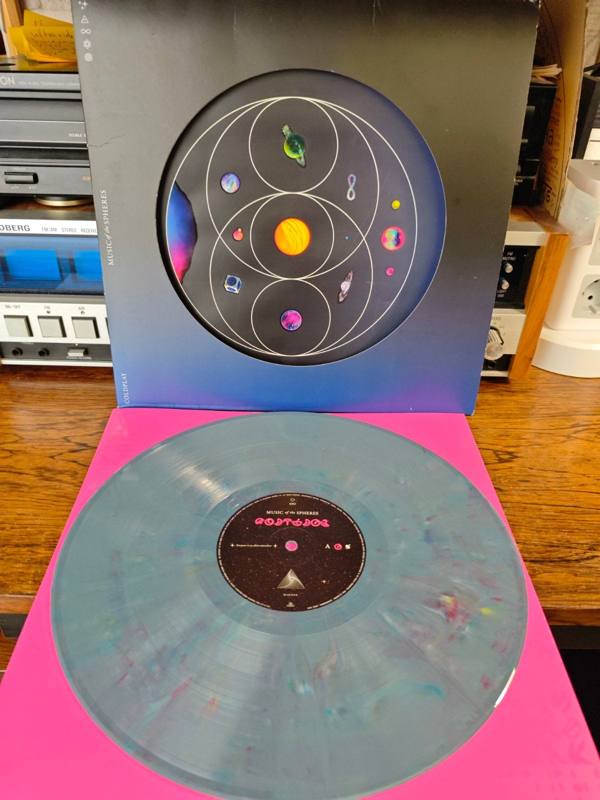 Coldplay - Music of the Spheres (Gekleurd Vinyl), 2020 tot heden, Ophalen of Verzenden, 12 inch, Inclusief boekje