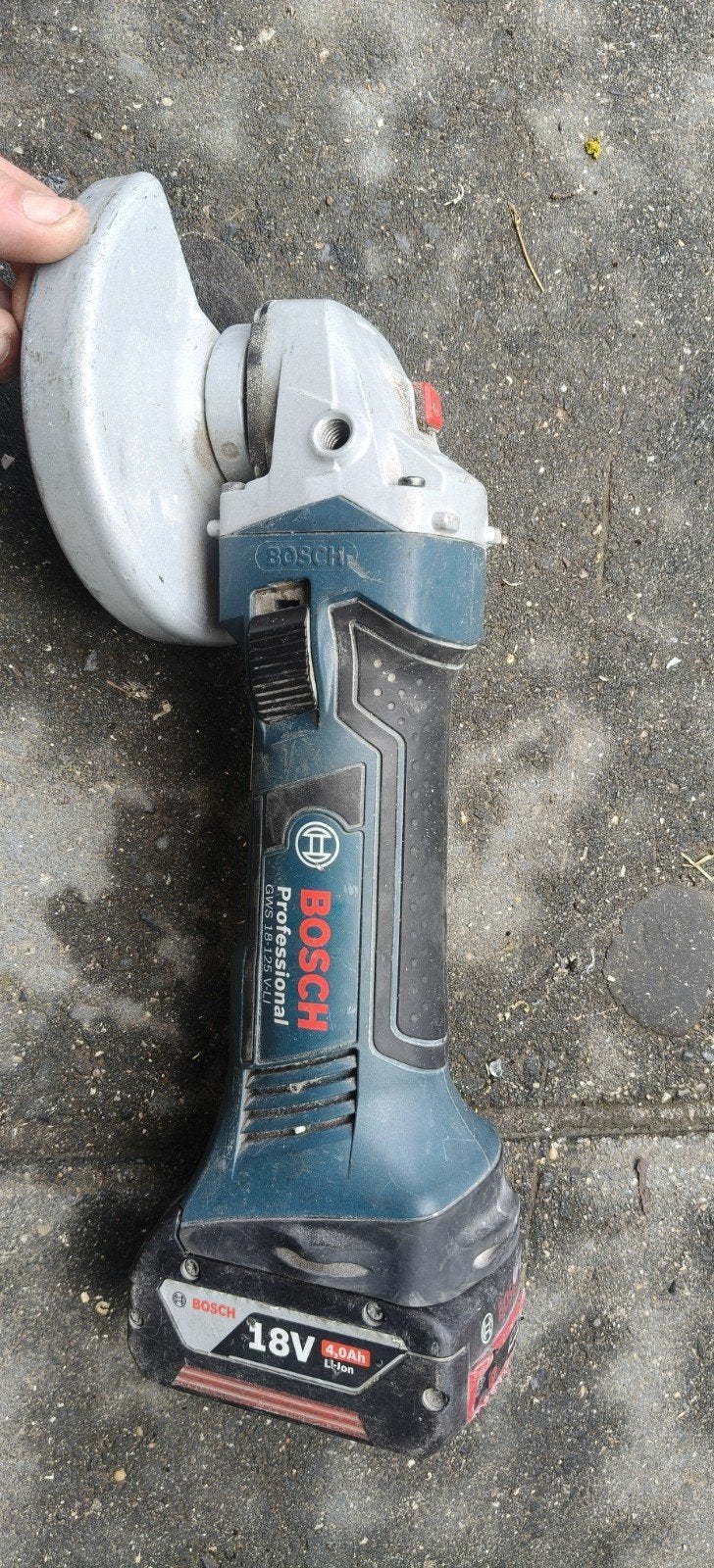 Bosch Professional GWS 18-125 V-LI Haakse Slijper, Ophalen, Haakse handslijpmachine