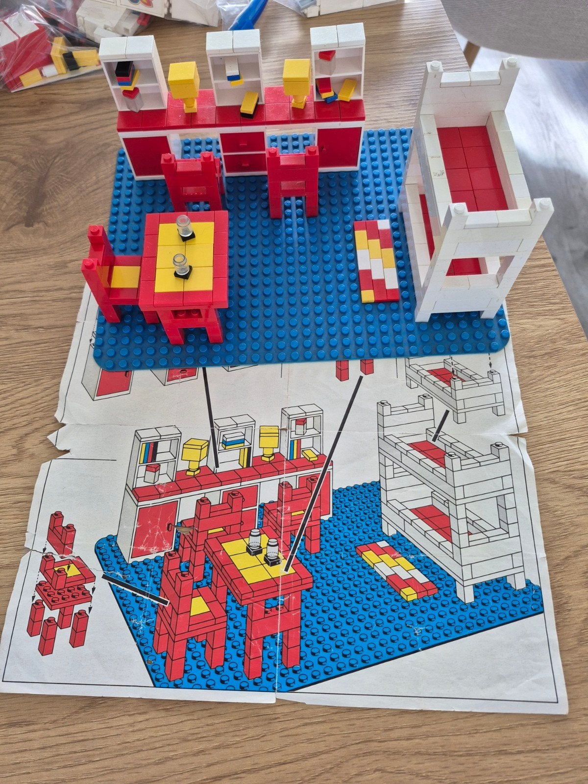 oude lego meubels, Ophalen of Verzenden, Gebruikt