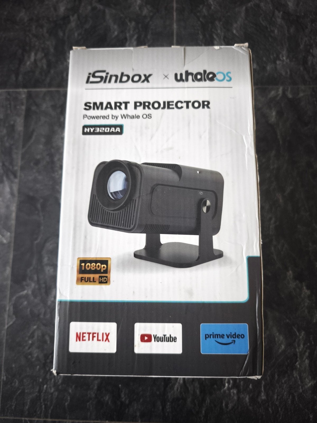 iSinbox Android Projector - HDMI, Bluetooth, WiFi, App Stor, LED, Ophalen of Verzenden, Zo goed als nieuw, Full HD (1080)