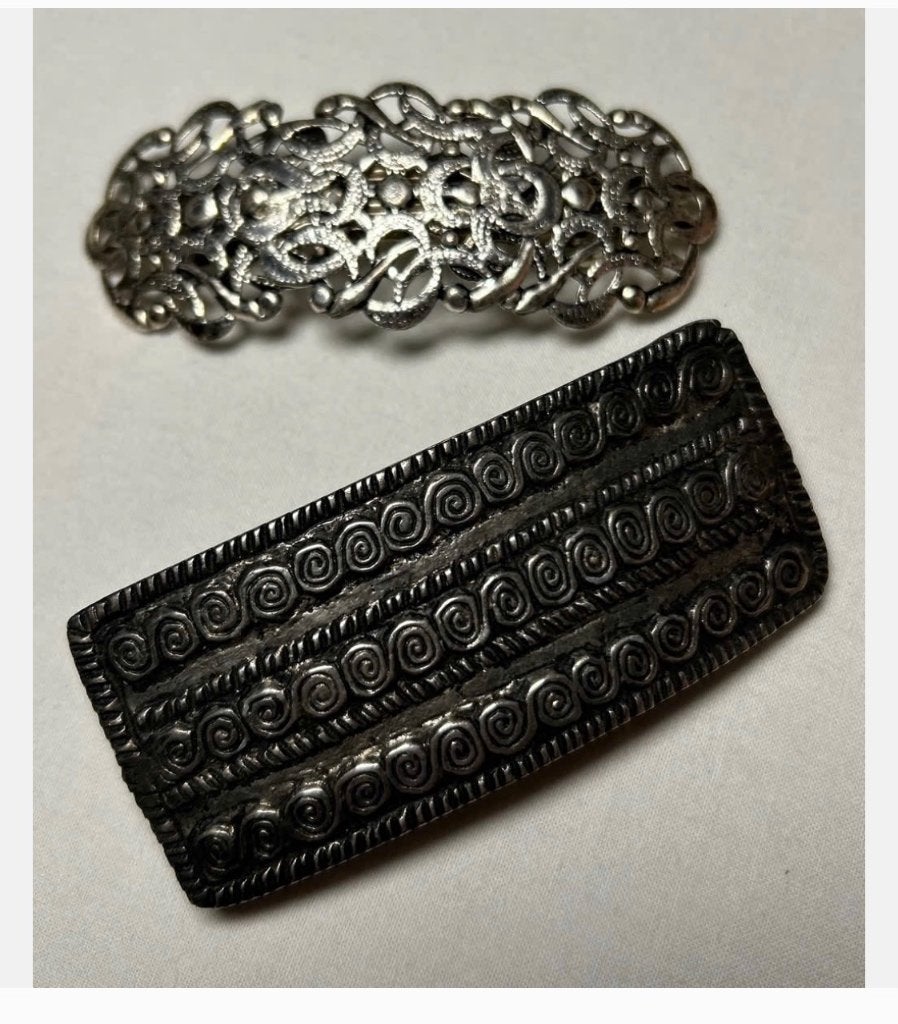 2 x vintage haarspeld, prijs per twee, Haarspeld, Ophalen of Verzenden, Zo goed als nieuw, X