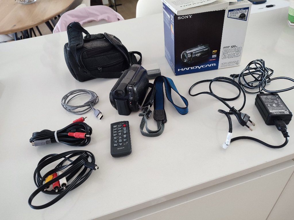 Volledige Sony Handycam HDR-XR500VE, Ophalen, Full HD, Gebruikt, 20x of meer