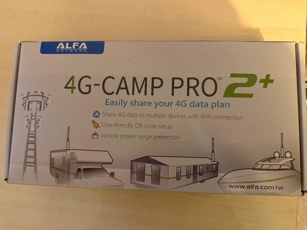Alfa Camp Pro 2+ 4G, Ophalen of Verzenden, Zo goed als nieuw, Router met modem, ALFA NETWORK
