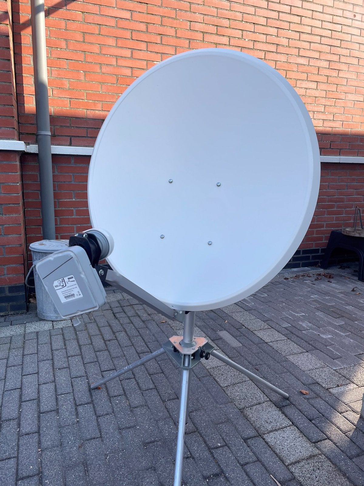 Satellietschotel met ontvanger, Ophalen, Zo goed als nieuw, Overige merken