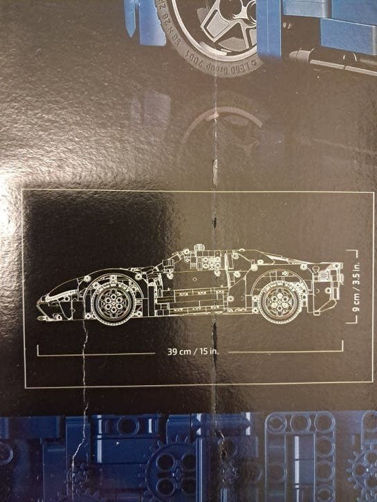 Foto 3 van LEGO Technic Ford GT compleet,gedemonteerd&gesorteerd