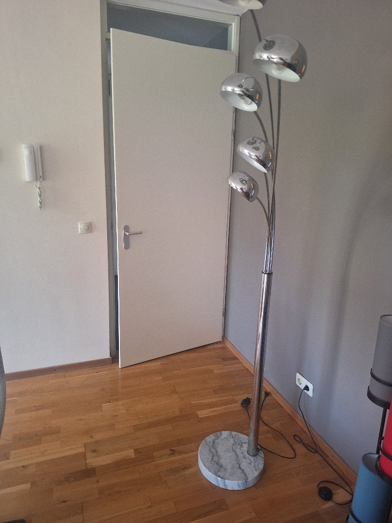 Staande lamp, Ophalen, Gebruikt, Overige fittingen, Metaal