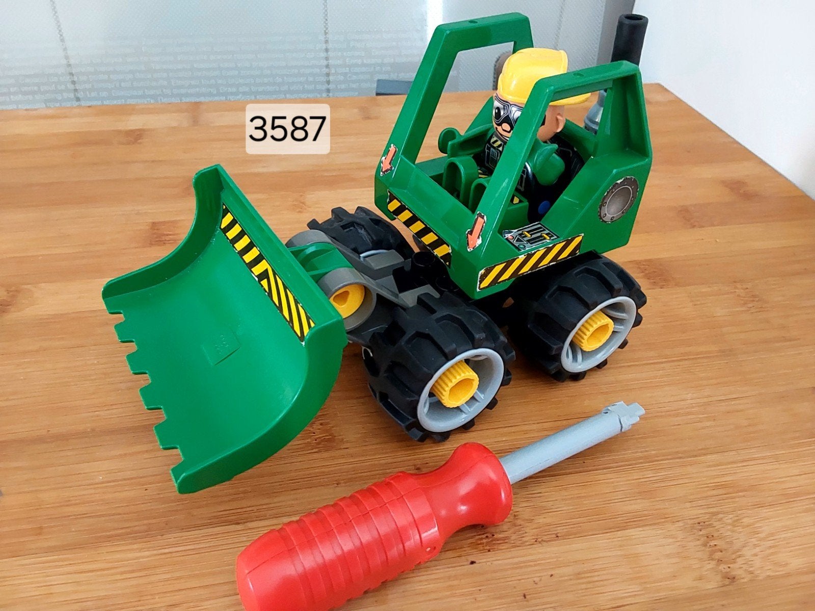 Duplo Toolo Graafmachine met figuur en gereedschap🦋, Kinderen en Baby's, Speelgoed | Duplo en Lego, Gebruikt, Ophalen of Verzenden