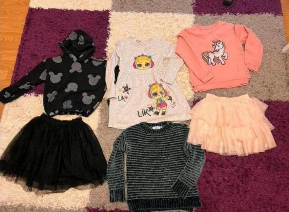 Kleding pakket meisjes 122/128 z.g.a.n., Ophalen of Verzenden, Zo goed als nieuw, Meisje