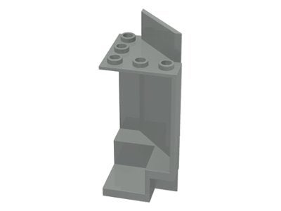 Lego Light Gray Panel 3 x 3 x 6 Corner Wall, Gebruikt, Lego, Ophalen of Verzenden, Losse stenen