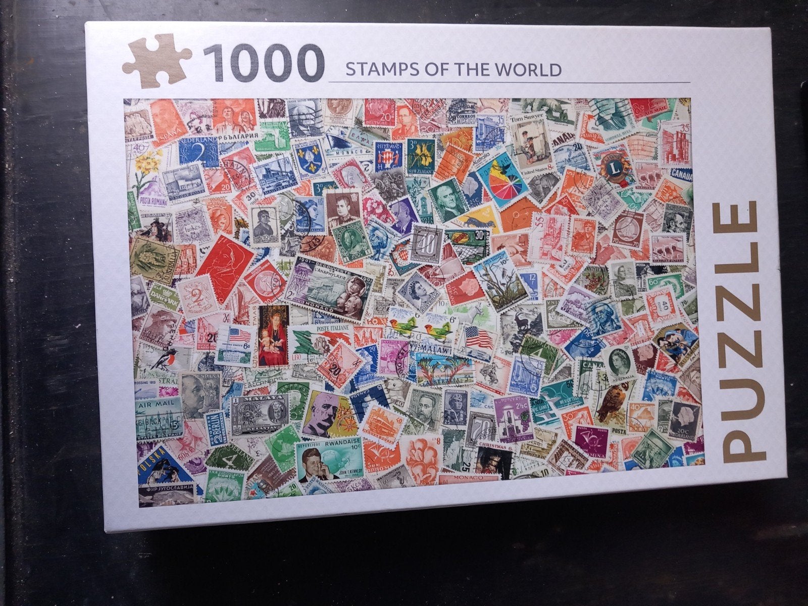 Puzzel postzegels uit alle windstreken, 1000 stukjes, Ophalen of Verzenden, 500 t/m 1500 stukjes