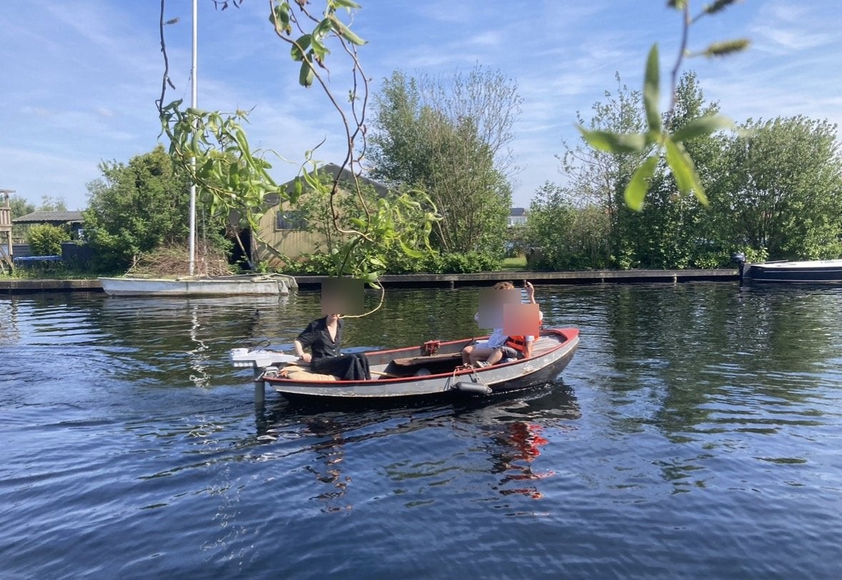 Stalen bootje, Watersport en Boten, Ophalen, Gebruikt, Motorboot
