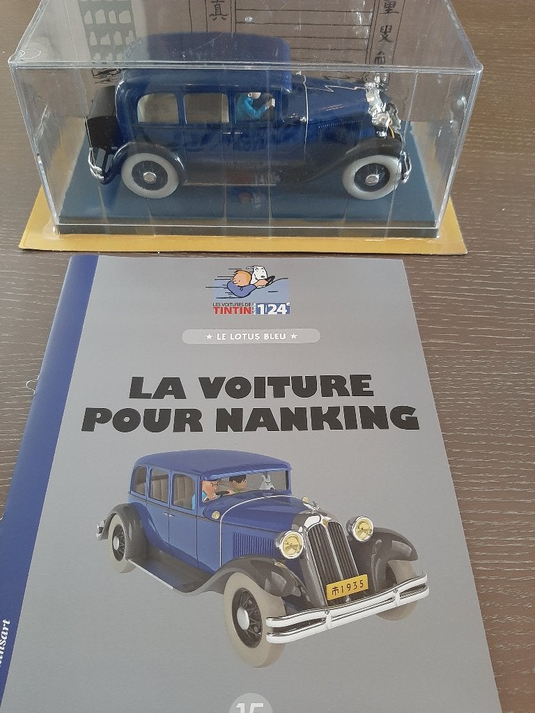 De auto naar Nankin 1/24 , kuifje, tchang en Bobby, Ophalen of Verzenden, Nieuw, Overige merken