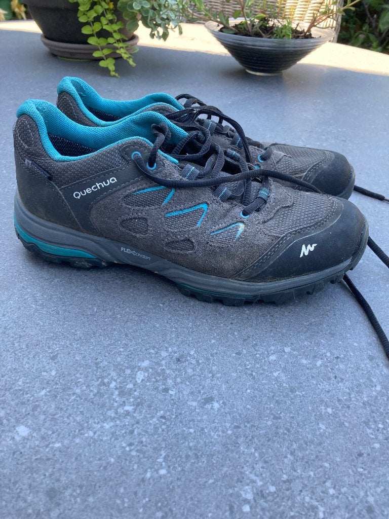 Wandelschoenen maat 37, Quechua, Grijs, Gedragen, Wandelschoenen
