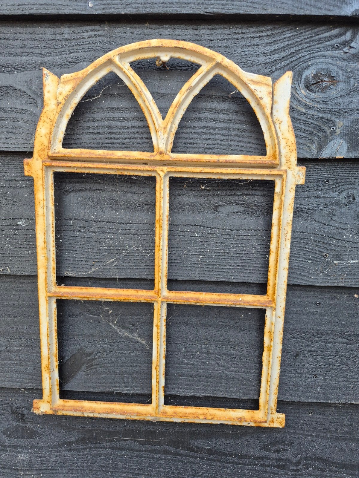 Decoratief gietijzeren stalraam, Ophalen of Verzenden