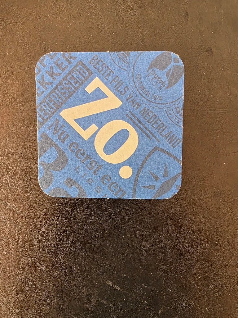 Bierviltje Zo, Ophalen of Verzenden, Zo goed als nieuw, Viltje(s), Overige merken