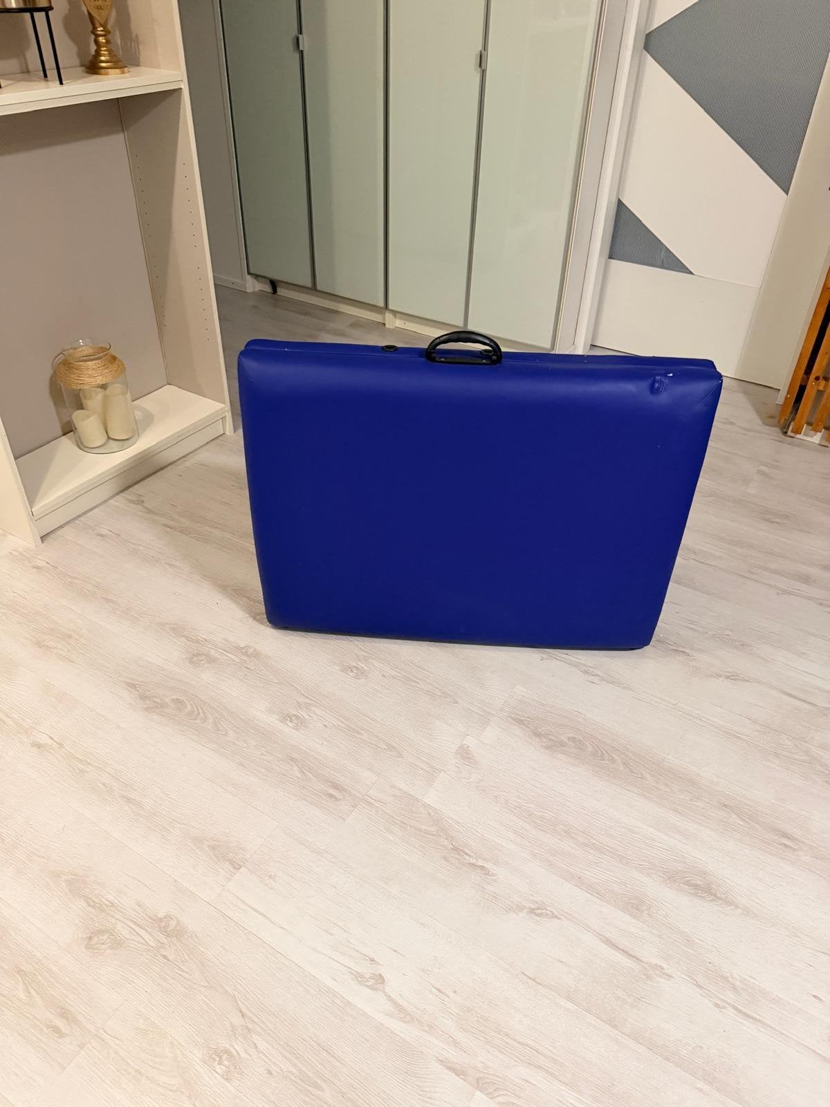 Lichtgewicht inklapbare massagetafel met aluminium onderstel, Ophalen, Gebruikt