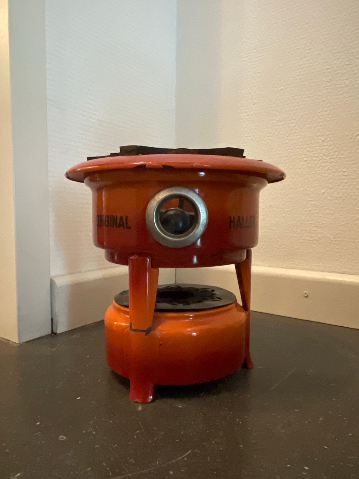 Vintage Original Haller Petroleumkachel - Oranje, Ophalen