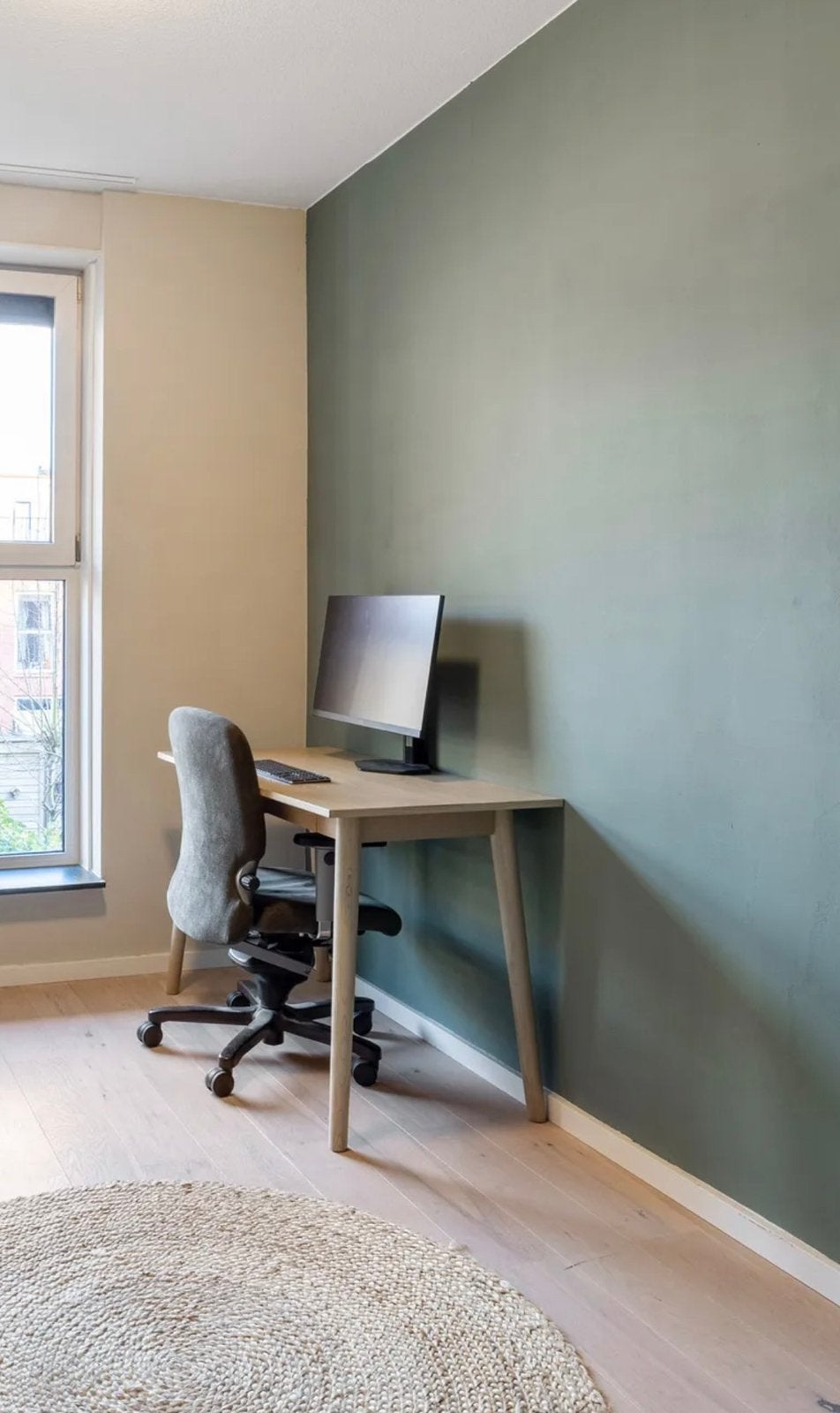 Groene bureaustoel, Ophalen, Ergonomisch, Groen