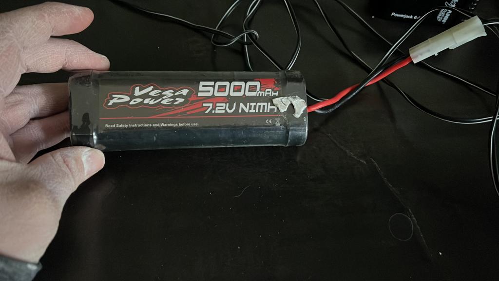 2 stuks Vega Power 7.2V 5000mAh NiMH Accu, Ophalen of Verzenden, Zo goed als nieuw, Overige typen