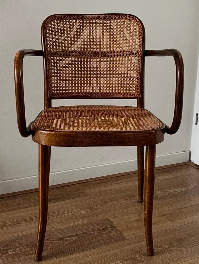 Thonet Ligna 811 stoel met webbing, Ophalen