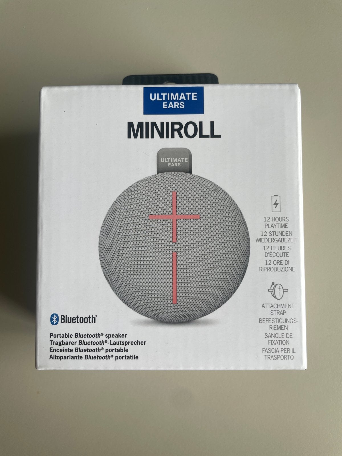 Ultimate Ears MINIROLI Bluetooth Speaker - Nieuw, Overige merken, Overige typen, Nieuw, Ophalen of Verzenden