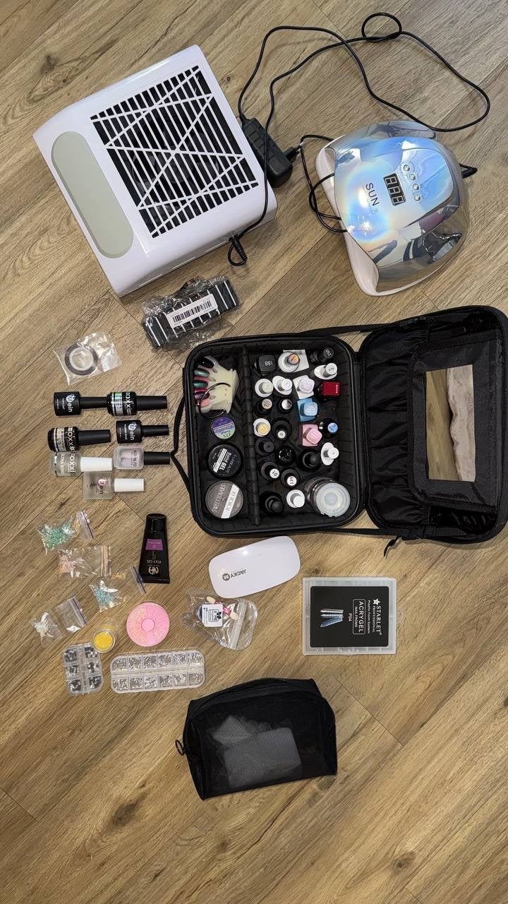 Complete gellak en nagelverzorging set - Haarlem, Ophalen of Verzenden, Zo goed als nieuw