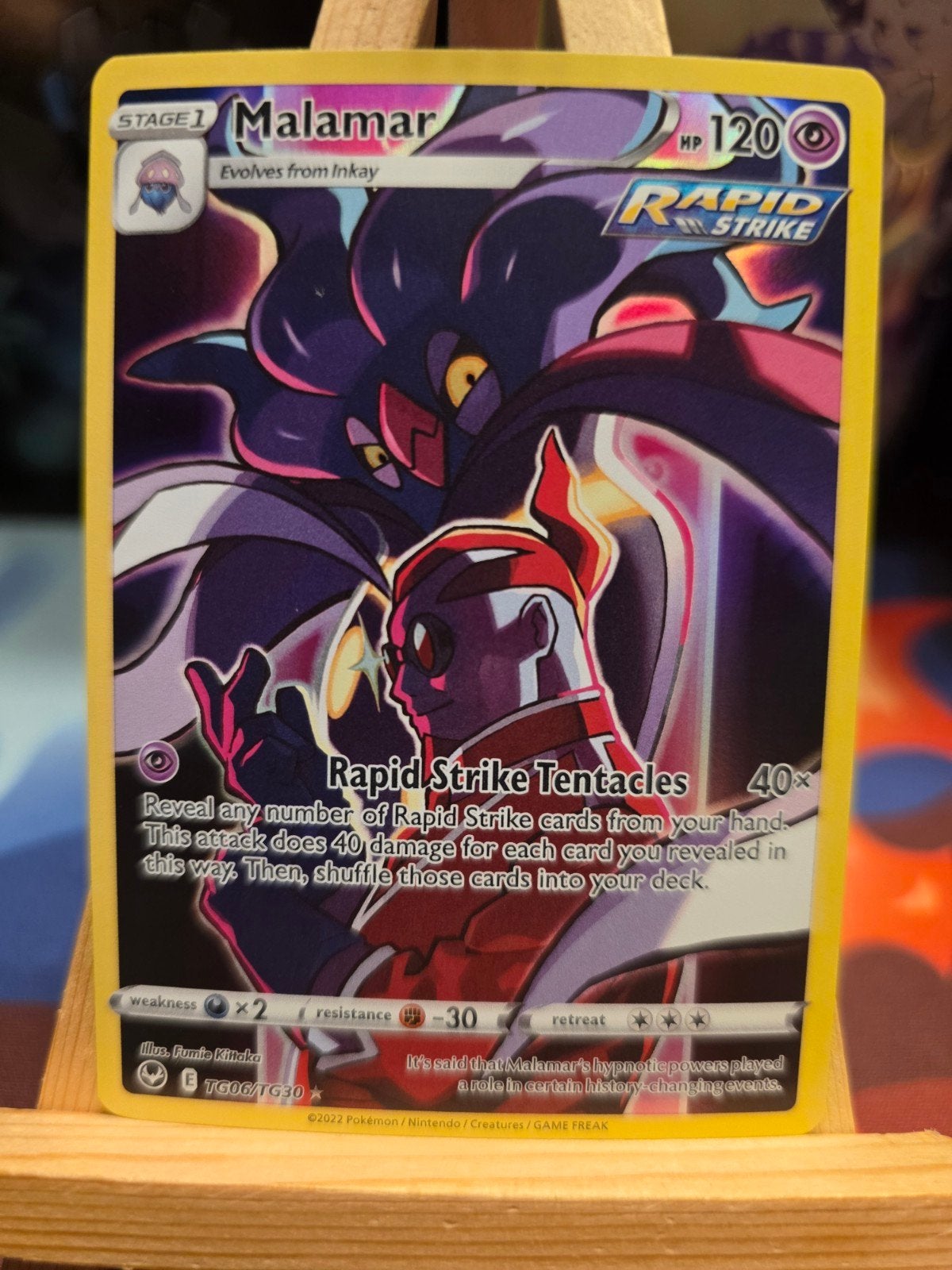 Pokemon Silver Tempest Malamar TG06, Verzenden, Zo goed als nieuw, Losse kaart, Foil