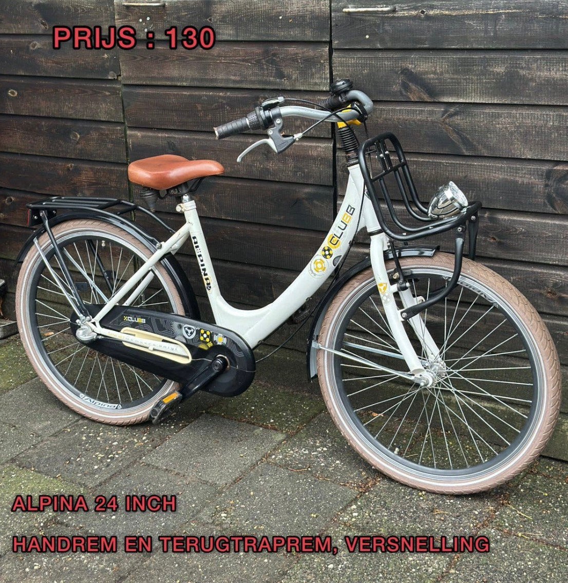 Meisjesfiets 24 inch, Fietsen en Brommers, Ophalen, Zo goed als nieuw, 24 inch, Versnellingen