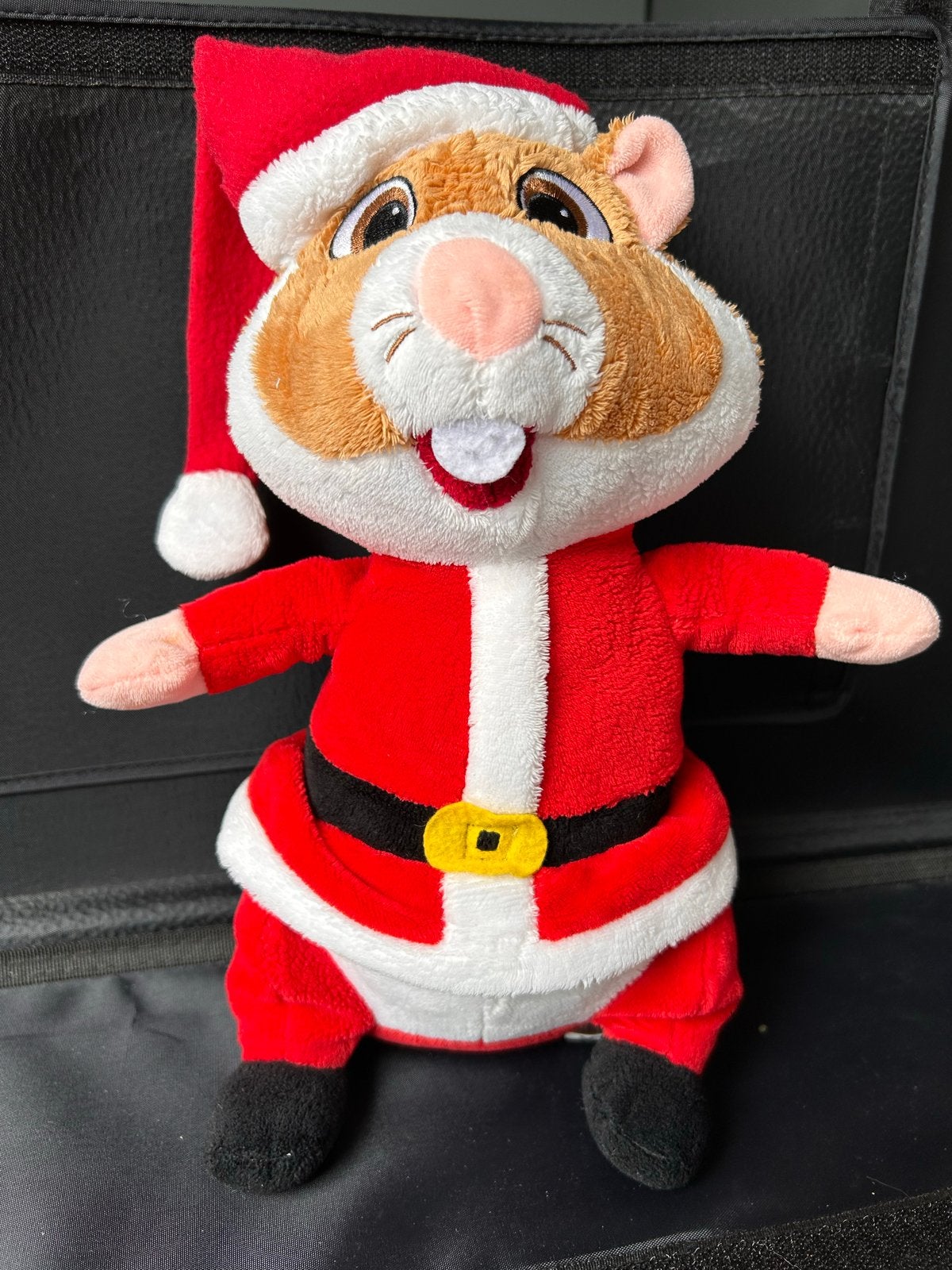 Albert Heijn Hamster Kerstman Knuffel, Hamster, Ophalen of Verzenden, Middelgroot (20 tot 80 cm), Met kleding of accessoire