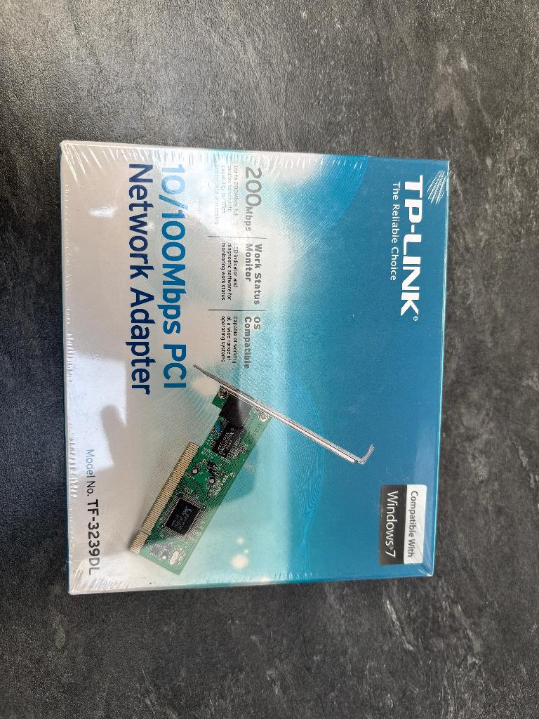 TP-Link PCI netwerkkaart TF-3239DL sealed, Computers en Software, Netwerkkaarten, Ophalen of Verzenden, Gebruikt